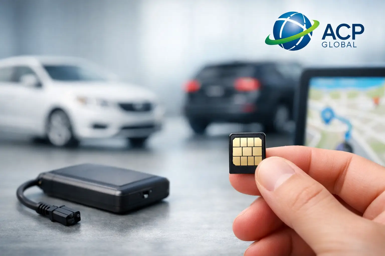 Chip multicompañía para GPS vehicular