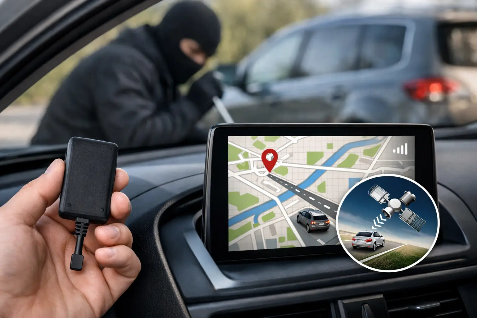 GPS para prevenir robo de vehículos
