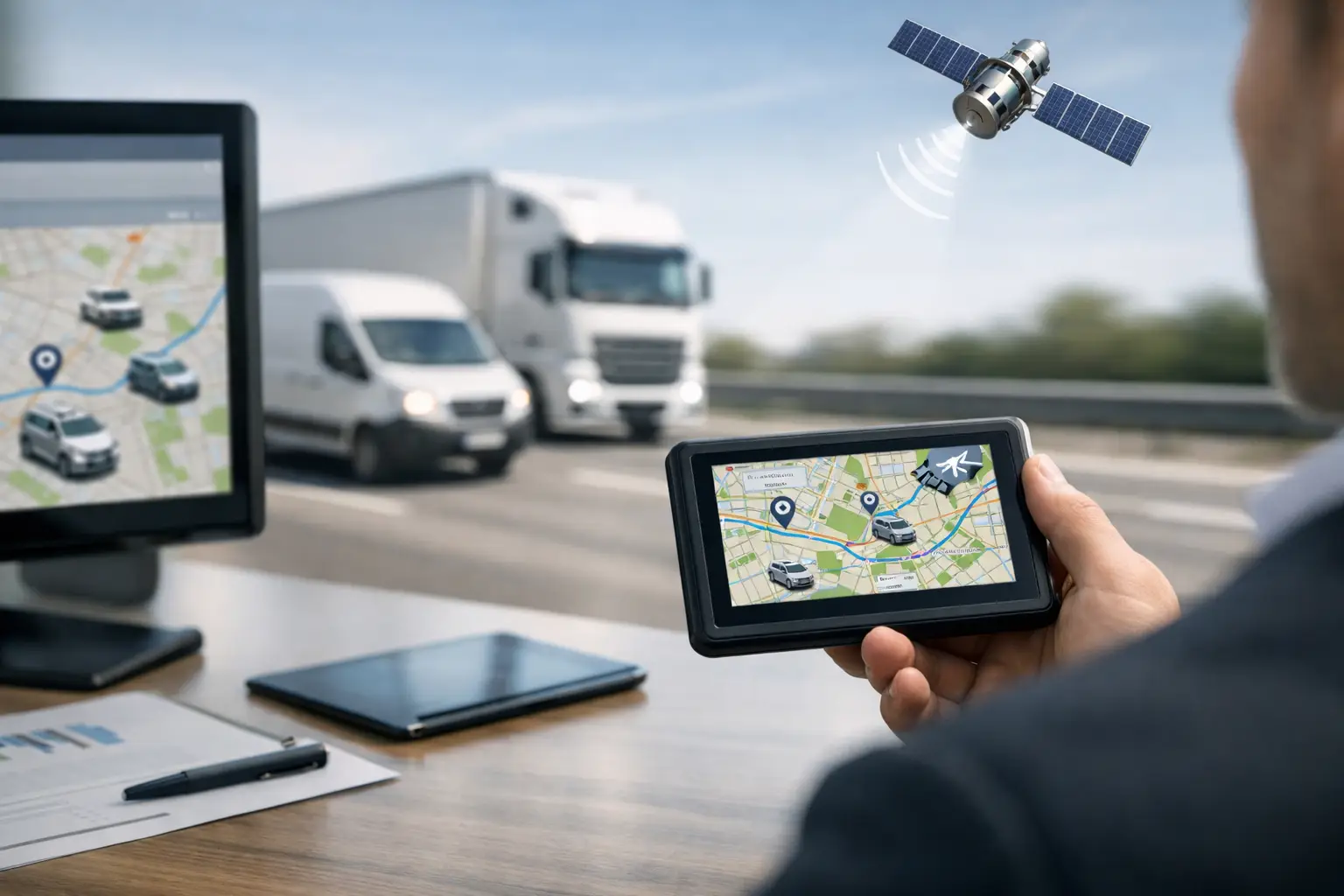 Por qué usar GPS en flotas empresariales